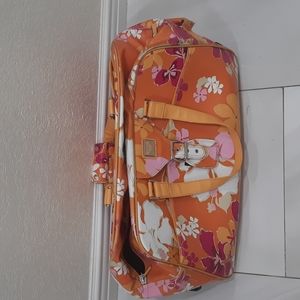 Retro Roxy leather luggage